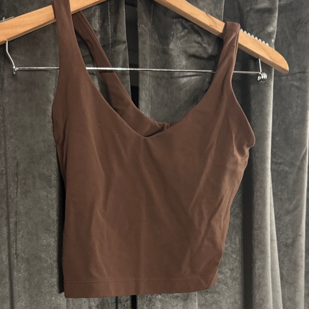 lululemon athletica Brown Tank Top